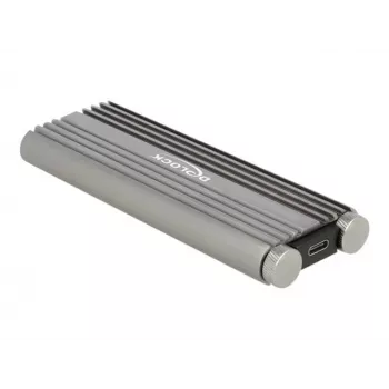 Puzdro na SSD DeLOCK 42001 strieborné M.2