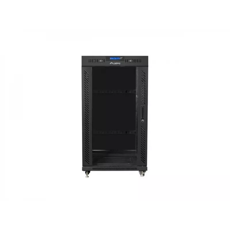 Voľne stojaca rack skriňa LANBERG FF01-6822-12BL 22U čierna 1200 kg