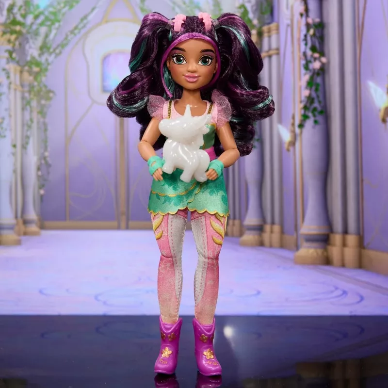 Módna bábika Spinmaster Unicorn Academy Ava model 6072649 – módna bábika s tematickým oblečením a doplnkami