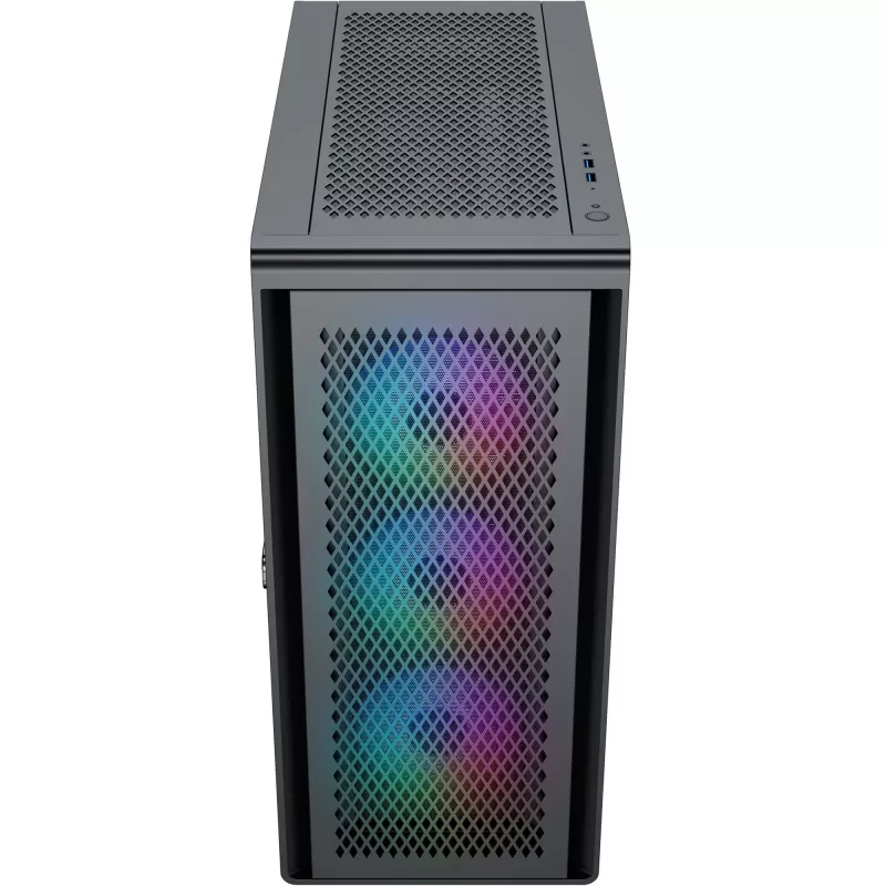 PC skriňa Silentware Air 100 čierna — Mid-Tower skriňa kompatibilná s ATX, čierna