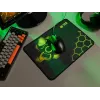 TRACER GameZone Hexy3 herná podložka pod myš, 35 x 28 x 0,4 cm, čierna/žltá