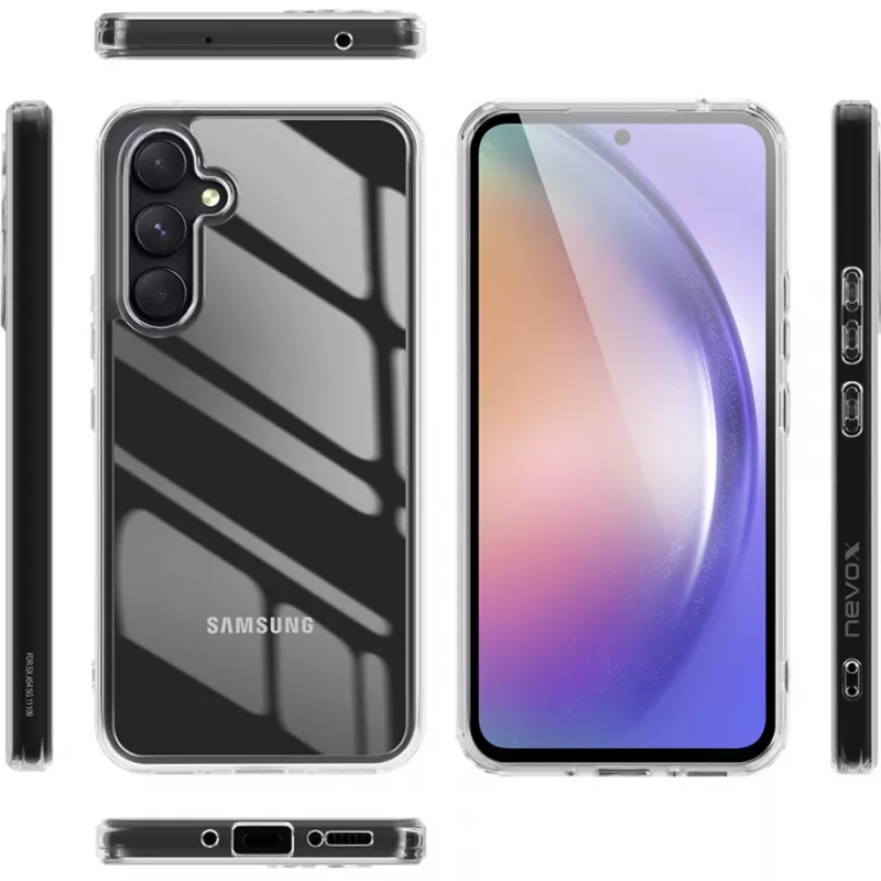 Nevox StyleShell SHOCKFlex - Samsung Galaxy A56 5G transparentná