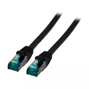 EFB-Elektronik RJ45 patch kábel Cat.6A S/FTP LSZH čierny 0,15m výrobca: EFB Elektronik (MK6001.0,15B)