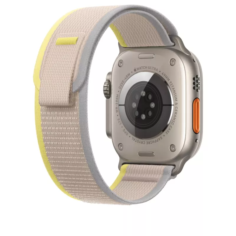 Remienok Apple MQEG3ZM/A béžový žltý nylon hodinky 130-180 mm