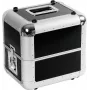 Flightcase Roadinger kufrík na platne ALU 50/50 zaoblený čierny — hliník formát 50×50, zaoblené rohy