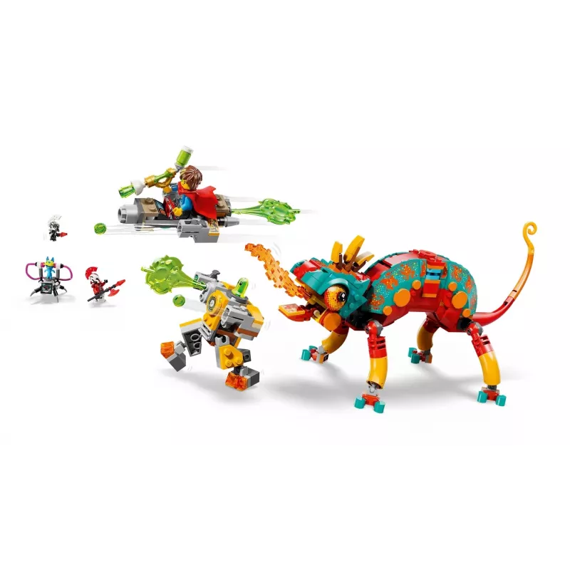 Stavebnica LEGO 71492 Dreamzz Mateovo ohnivé chameleón herná sada, stavebnicový model pre fantazijné stavanie