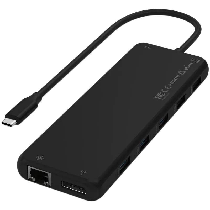 Multiport USB-C adaptér Satechi ST-P3D13K 13-in-1 s podporou Triple-Display