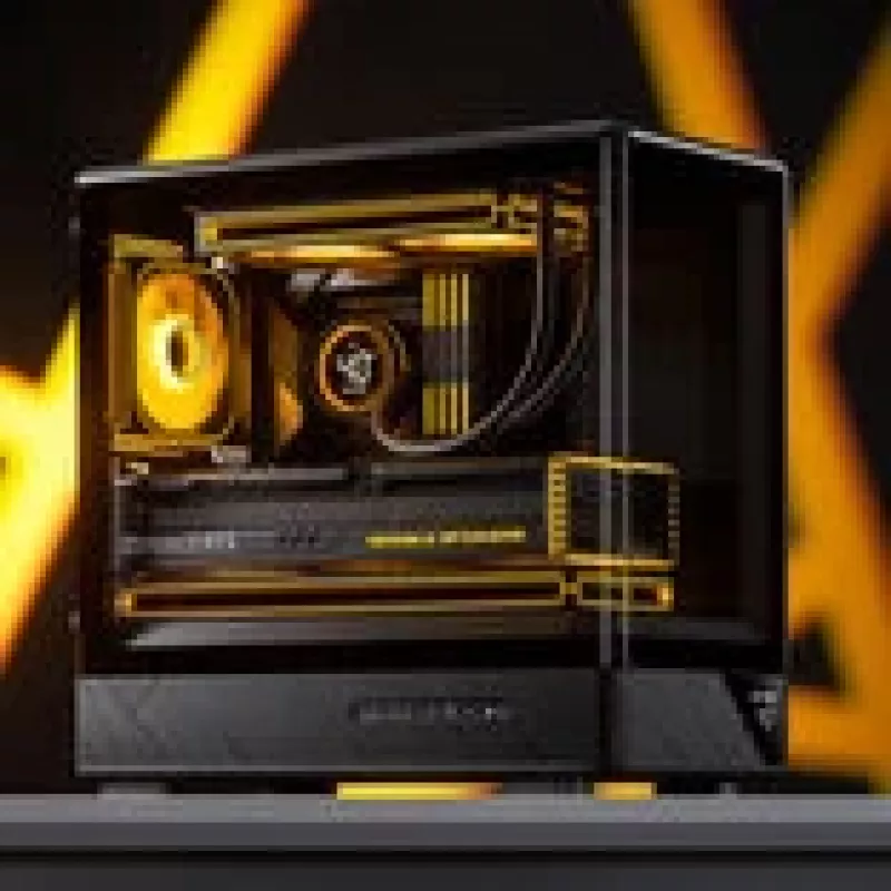 Počítačová skriňa Jonsbo D200 midi-tower mATX temperované sklo mini temp displej čierna