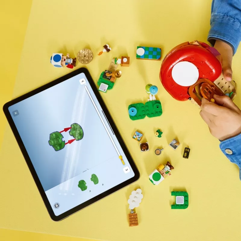 LEGO Super Mario Párty v Toadovom dome sada 72041 s interaktívnymi hracími funkciami