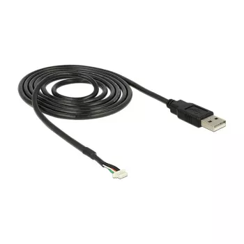USB kábel DeLOCK 1,5 m USB2.0-A/5p čierny