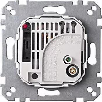 Otočný vypínač Merten 536302, metallic a biela, 230 V AC, 10 A, IP20