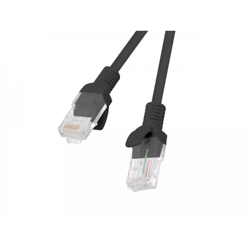 Sieťový kábel LANBERG PCU5-10CC-0300-BK U/UTP Cat5e, 3 m, čierny