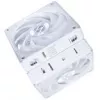 120mm Lian Li UNI FAN 12CL1W3W biely bezdrôtový ventilátor do skrine — 120mm, kompatibilný s PWM hubom, modulárny
