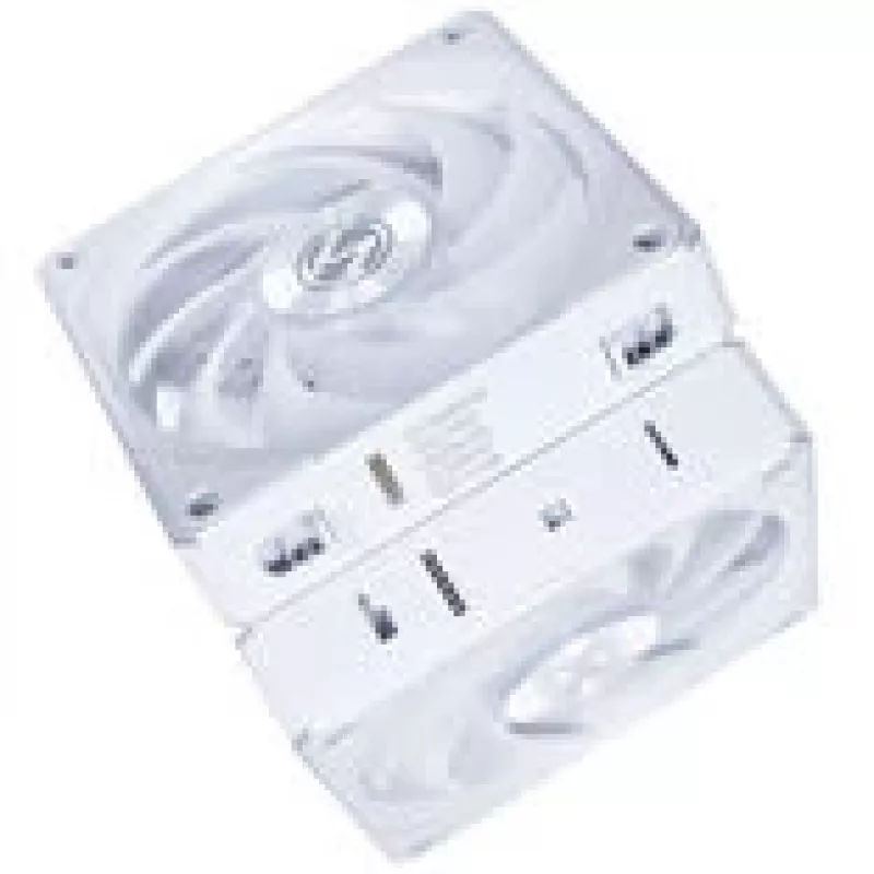 120mm Lian Li UNI FAN 12CL1W3W biely bezdrôtový ventilátor do skrine — 120mm, kompatibilný s PWM hubom, modulárny