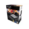 Adler AD 3036 vaflovač na 4 vafle čierna, sivá 1500 W