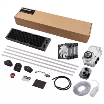 Sada kvapalinového chladenia Phanteks EZ-Fit 360 D30-Kit 12 cm čierna transparentná