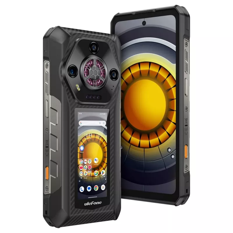 Ulefone Armor 30 Pro 5G UF-A30P smartfón, 6,95 palca, 16 GB RAM, 512 GB, IP69K, Android 14, 12800 mAh, čierny