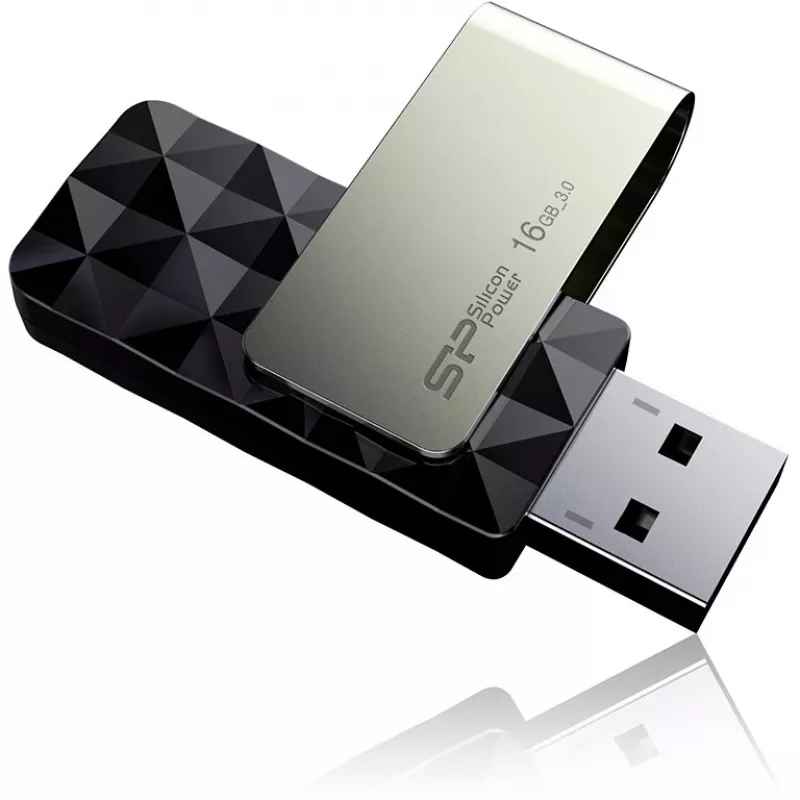Silicon Power Blaze B30 SP016GBUF3B30V1K USB kľúč, 16 GB, USB 3.0, čierny