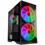 SILENOS PRO čierna verzia s ARGB ventilátorom a tvrdeným sklom