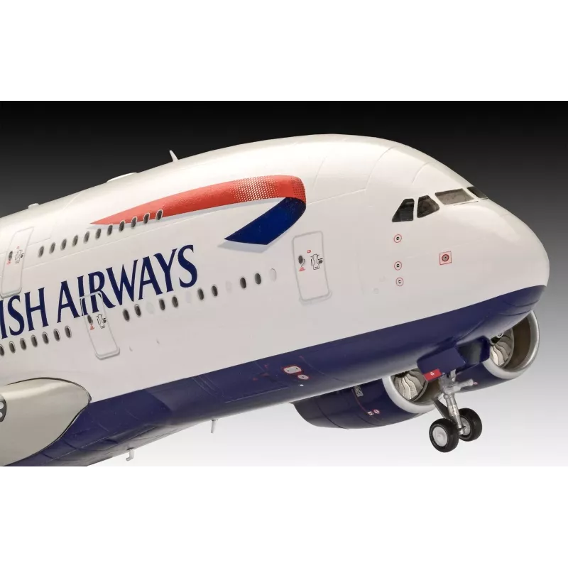 Revell 03922 Airbus A380-800 British Airways plastový model na zlepenie, 1:144