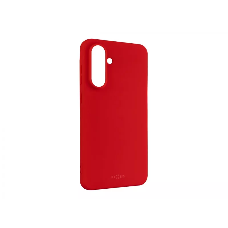 Zadný kryt FIXED pre Samsung Galaxy A56 5G — guma, červený
