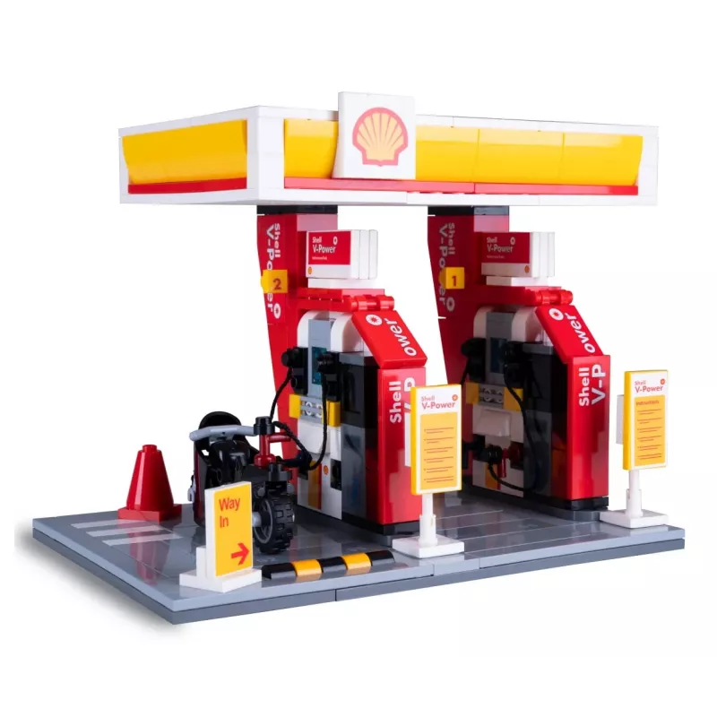 Model čerpacej stanice Jamara CaDA Shell 402858 s detailným dizajnom