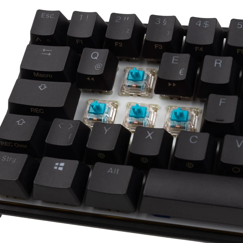 Ducky Mecha Pro SF klávesnica herná USB nemčina čierna