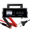 Nabíjačka batérií QOLTEC 52514 — 12V/24V, 25A, pre AGM/GEL/SLA batérie s LCD displejom
