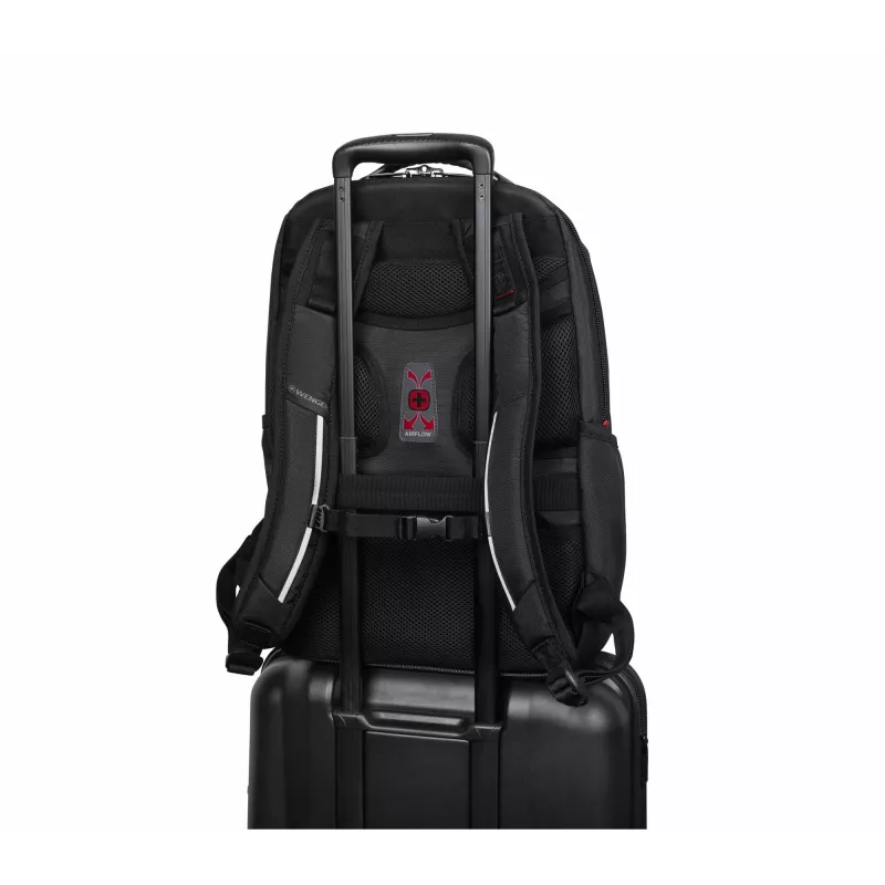 Voľnočasový batoh Wenger SwissGear Cosmic čierny polyester PVC rPET