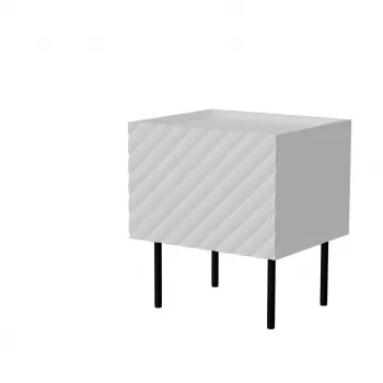 Nočný stolík Cama LUCCA nočný stolík 2 ks 47x40x52 cm biely MDF/drevotrieska