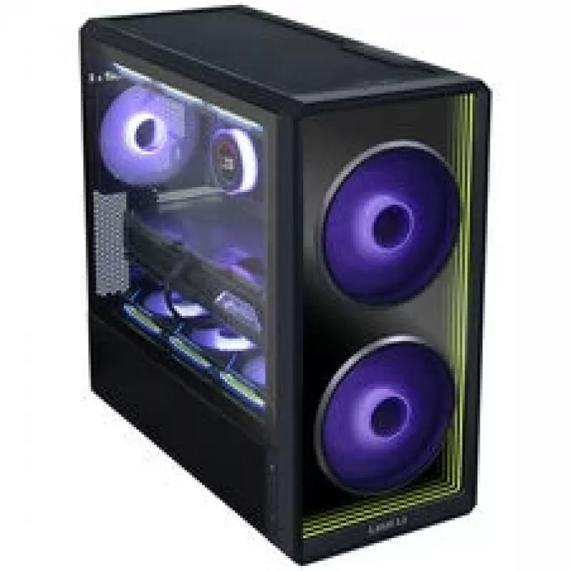 Lian Li LANCOOL 217 INF PC skriňa - balenie + 3x UNI FAN SL-INF 120 Reverse-Blade ventilátory – čierna
