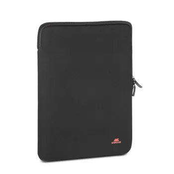 RIVACASE Antishock 5221 puzdro na MacBook 13, vertikálne, čierne, dvojitý zips