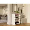 LOKA skriňa na topánky, biela