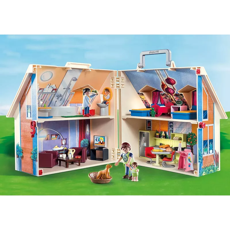 Stavebnica PLAYMOBIL domček pre bábiky 70985 viacfarebný plast