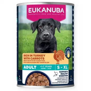 EUKANUBA Dog Can LC Adult morčacie & mrkva 400 g mokré krmivo pre psy