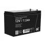 UPS batéria Green Cell AGM05 — 12 V 7,2 Ah olovená (VRLA), výška 95 mm, 151×65 mm, 2,15 kg