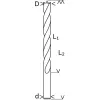 Brad-Point vrták Bosch 1,4 cm priemer 151 mm dĺžka
