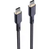 AUKEY CB-KCC101 nylonový kábel USB-C na USB-C 1m