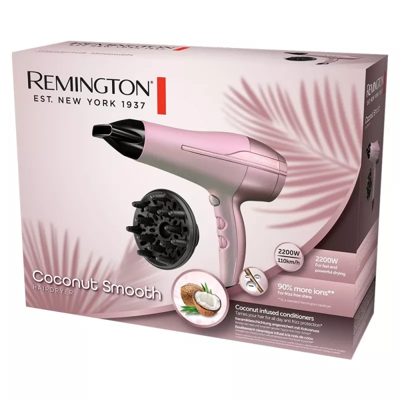 Remington fén na vlasy Remington DRYER REMINGTON COCONUT SMOOTH D5901