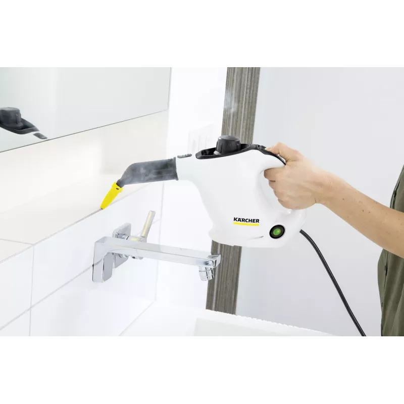 Kärcher SC 1 EasyFix prenosný parný čistič 1200 W čierna, biela