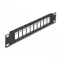 Slepý panel DeLOCK 10 palcov Keystone patch panel 66676