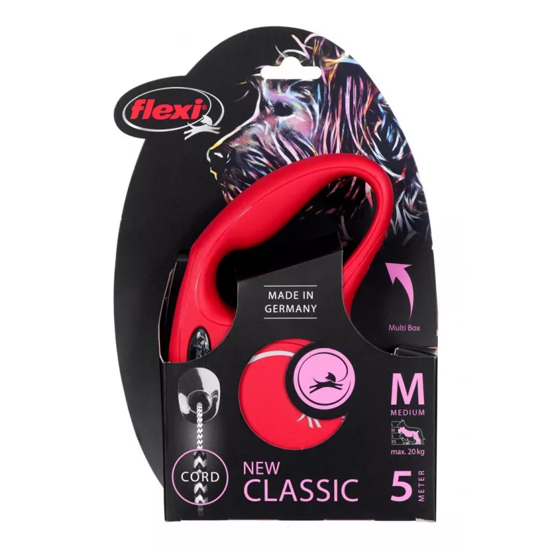 FLEXI nový Classic M - navíjacie vodítko - 5 m