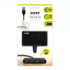 USB hub Port Designs 900121 USB 3.2 Gen 1 Type-A 5000 Mbit/s čierny