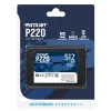 Patriot Memory P220 SSD disk 512 GB, 2,5″, SATA III (P220S512G25)