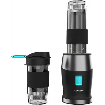 Cecotec mixér | Power Titanium 900 ProGo | stolový | 900 W | objem nádoby 2x0,57 L | drvenie ľadu | čierny