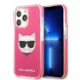 Karl Lagerfeld KLHCP13XTPECPI Iphone 13 Pro Max 6.7 tvrdé puzdro Fuchsia/FUSCHIA Choupette Head