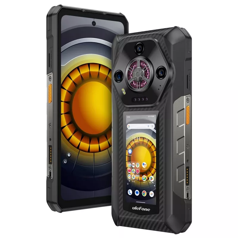 Ulefone Armor 30 Pro 5G UF-A30P smartfón, 6,95 palca, 16 GB RAM, 512 GB, IP69K, Android 14, 12800 mAh, čierny