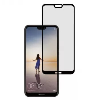 Tellur tvrdené sklo s plnou lepiacou vrstvou pre Huawei P20 Lite – kompatibilné s puzdrom, čierne