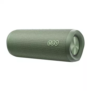 Bezdrôtový reproduktor QCY SP7 zelený Bluetooth 5.0 prenosný, nabíjateľná batéria, kompaktný dizajn