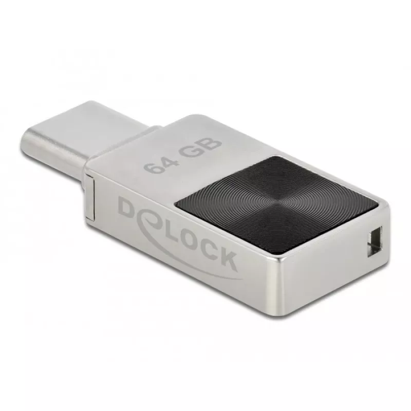 USB flash disk DeLOCK 64 GB USB-C 3.2 Gen 1 Mini kovové puzdro